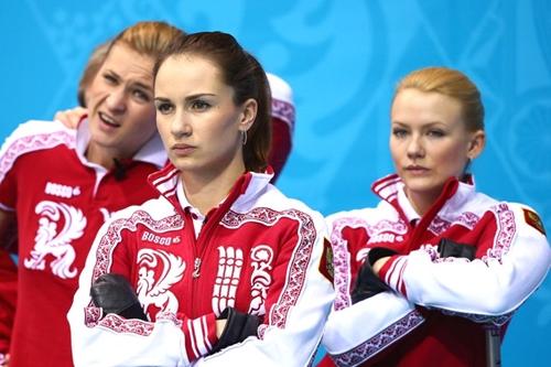 Cara fechada de Sidorova, a "musa do Molejo" / Foto: Getty Images